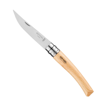 No.10 Effilé Stainless Steel Slim Folding Knife - Beech