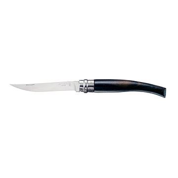 N°10 Slim Ebony Wood Folding Fillet Knife (Clearance)